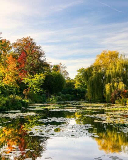 Giverny bike tour – Monet’s garden flower beds